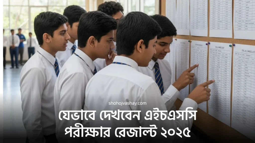 যেভাবে দেখবেন এইচএসসি পরীক্ষার রেজাল্ট ২০২৫