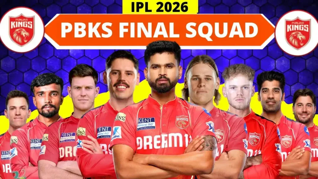 পাঞ্জাব কিংস খেলোয়াড় তালিকা ২০২৬