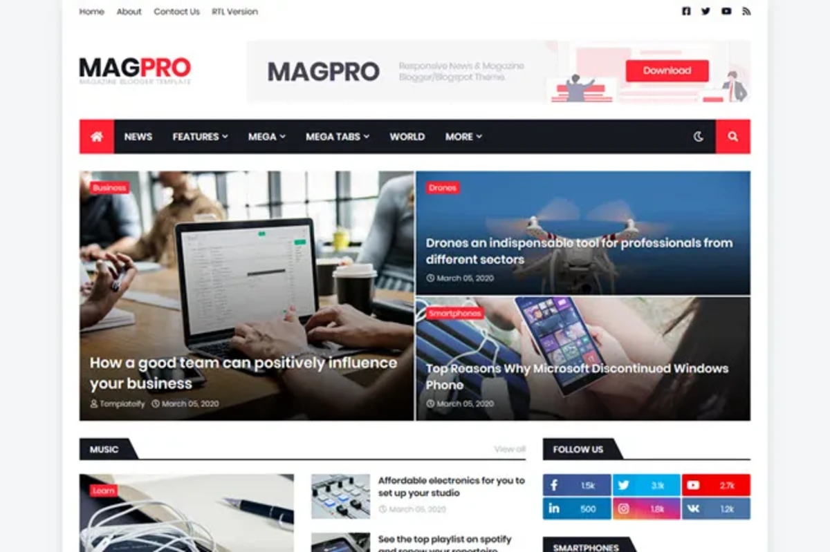 MagPro Premium Theme Free Download