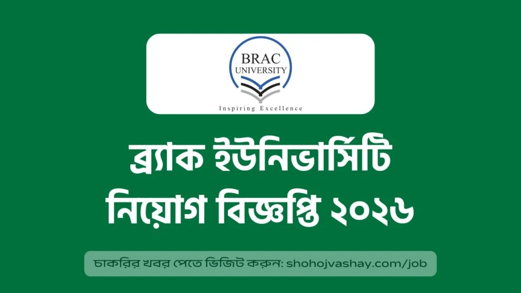 ব্র্যাক ইউনিভার্সিটিতে রিসার্চ অ্যাসোসিয়েট চাকরি