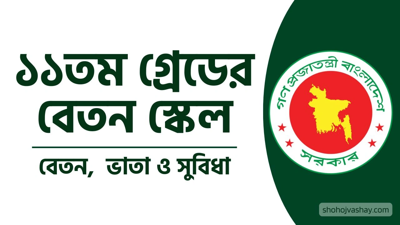 ১১ তম গ্রেডে বেতন কত ২০২৬: স্কেল, ভাতা ও পদমর্যাদার ব্যাখ্যা