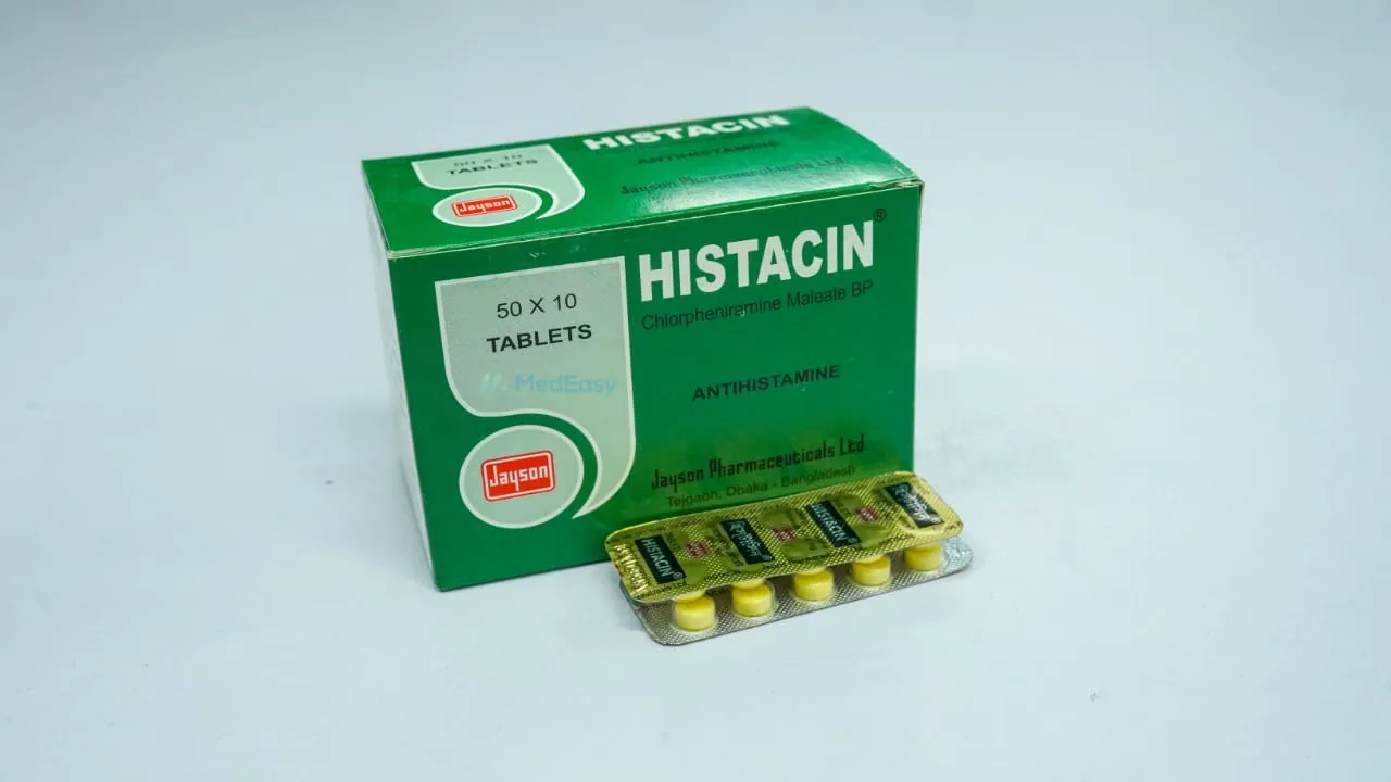 হিস্টাসিন ট্যাবলেট এর কাজ কি? Histacin 4mg ট্যাবলেট খাওয়ার নিয়ম ও পার্শ্বপ্রতিক্রিয়া