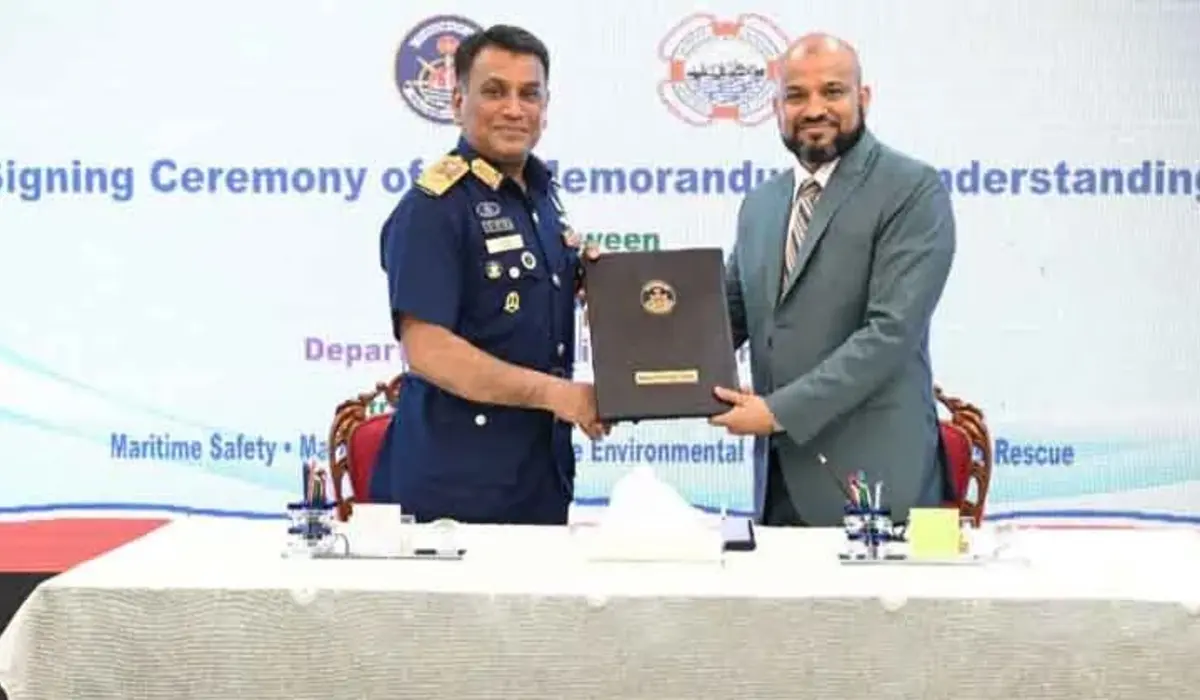 কোস্ট গার্ড-নৌপরিবহন অধিদপ্তরের মধ্যে সমঝোতা স্মারক